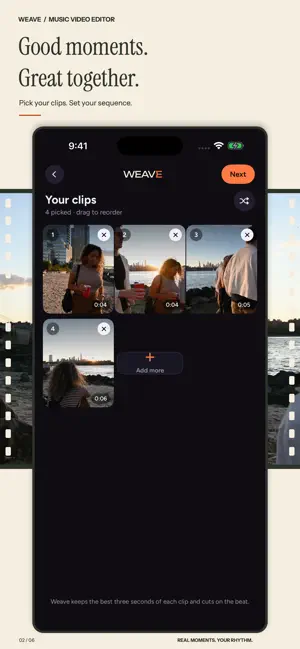WEAVE: Music Video Editor screenshot 2