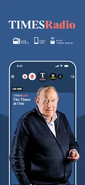 Times Radio - Listen Live iPhone screenshot 1