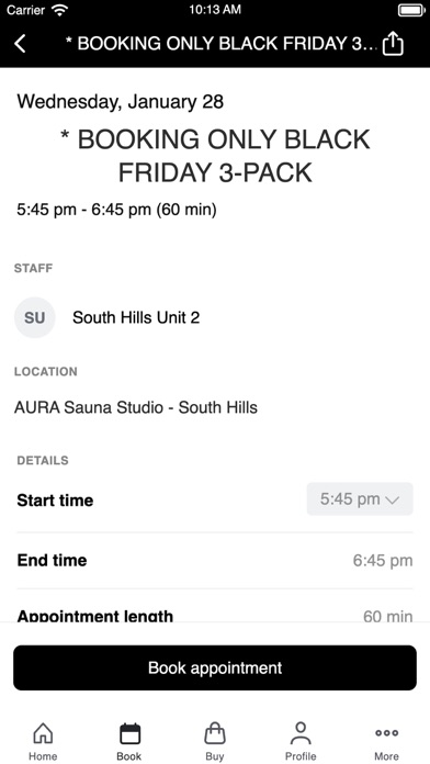 Screenshot #3 pour AURA Sauna Studio