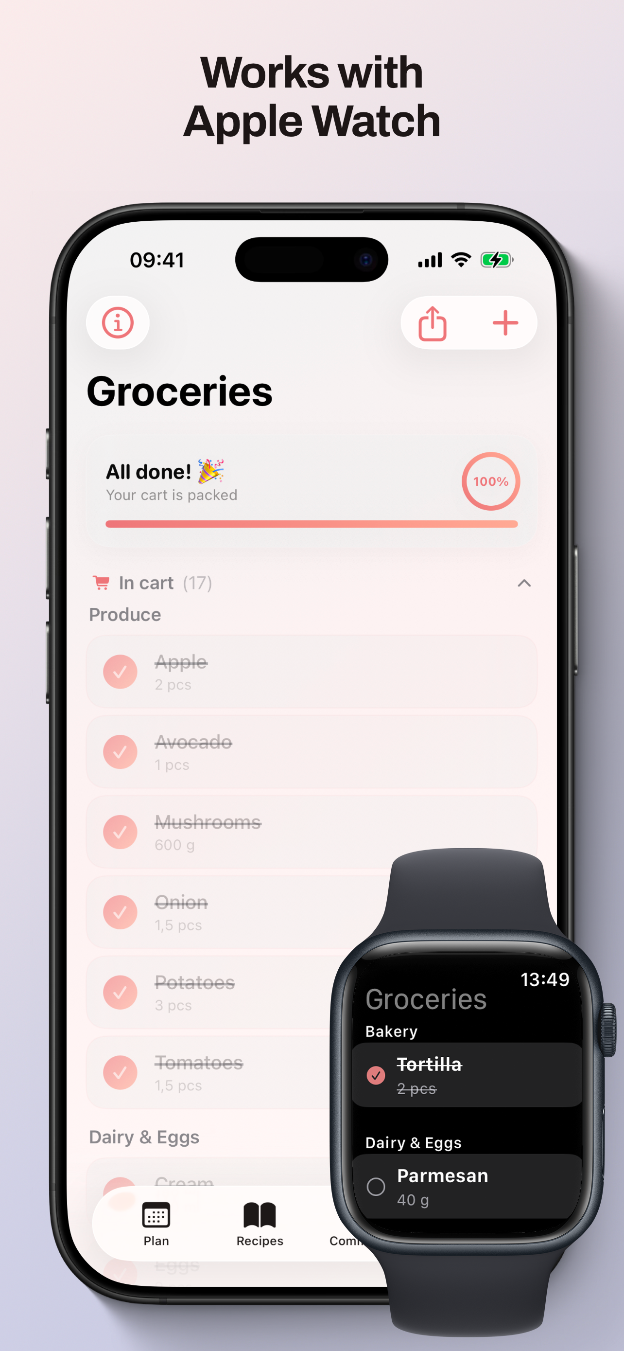 Nom Nom: Organize Recipes Plan