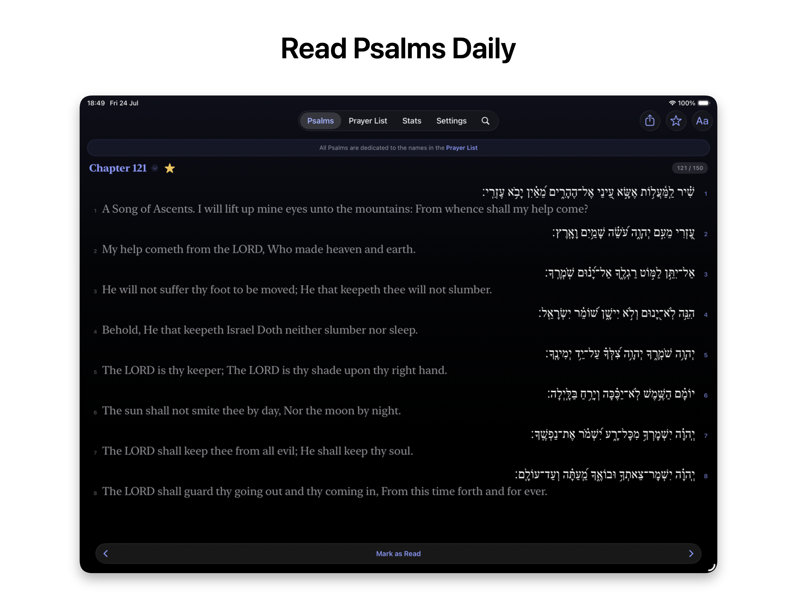 Psalms Praylist screenshot 6