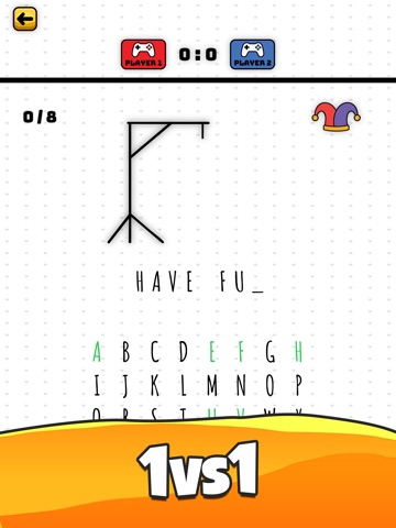 Hangman - Letter Duel iPad screenshot
