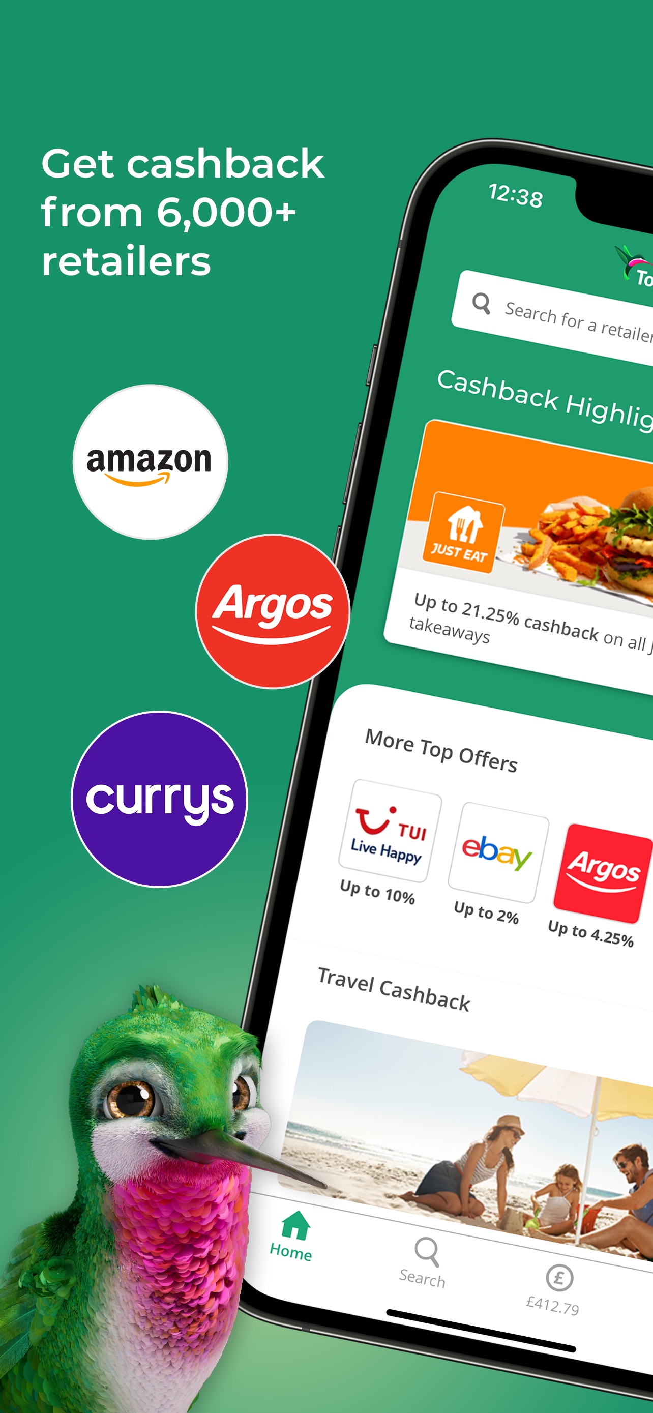 TopCashback: Cashback & Offers screenshot 1