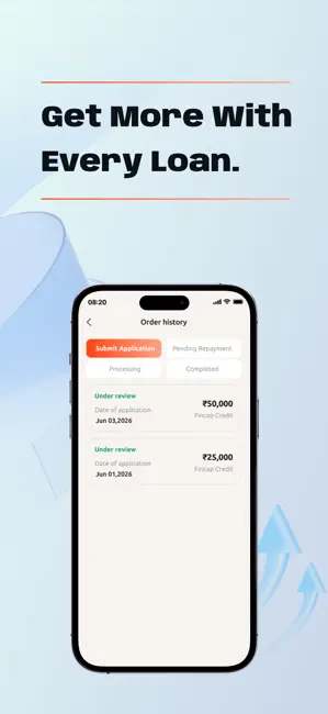 Fincap Credit-loan app&finance iPhone screenshot 4