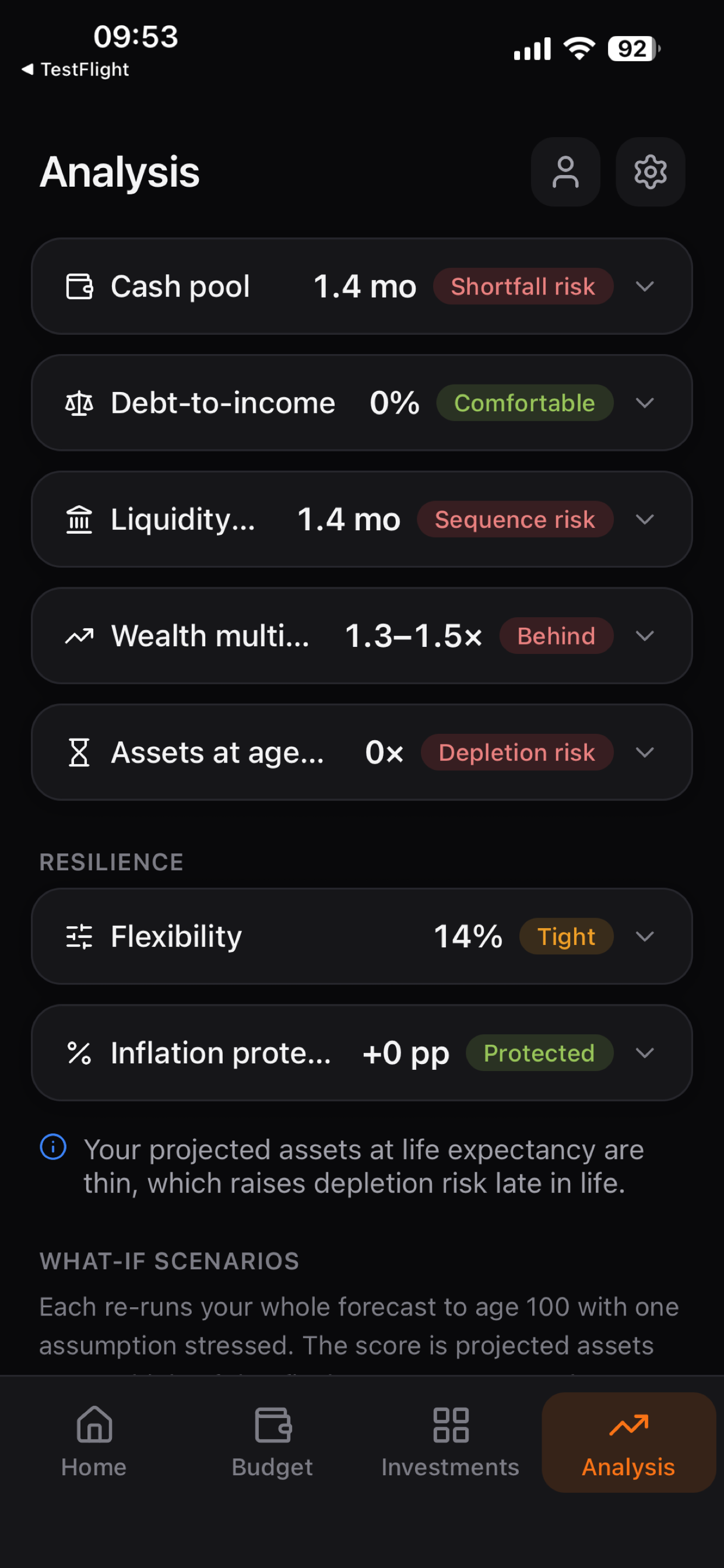 Dispono - Forecast Financials screenshot 4