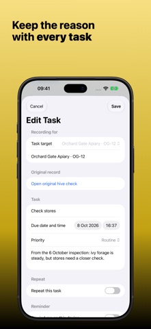 Captura de pantalla 3 de Hive Foreman: Beekeeping Logs