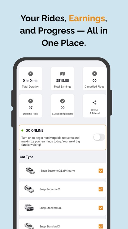 Snap Ride - Drive & Earn Cash screenshot-3