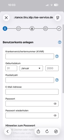 SDK Gesundheit Digital screenshot