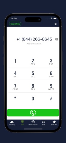 ComUnik Softphone Screenshot 3 of 5
