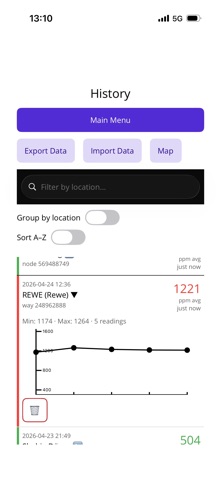 Indoor CO2 Data Collector Screenshot 3