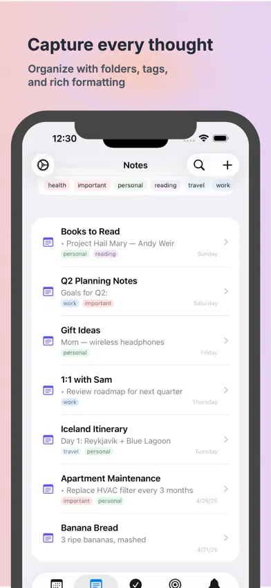 NoteThing Planner screenshot 5