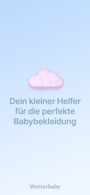 Wetterbaby iPhone screenshot 1