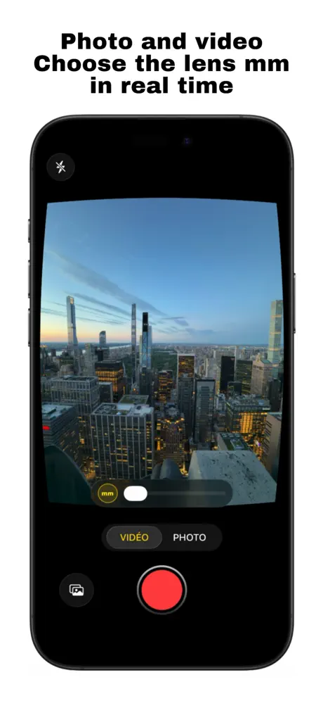 Fisheye lens camera screenshot 2