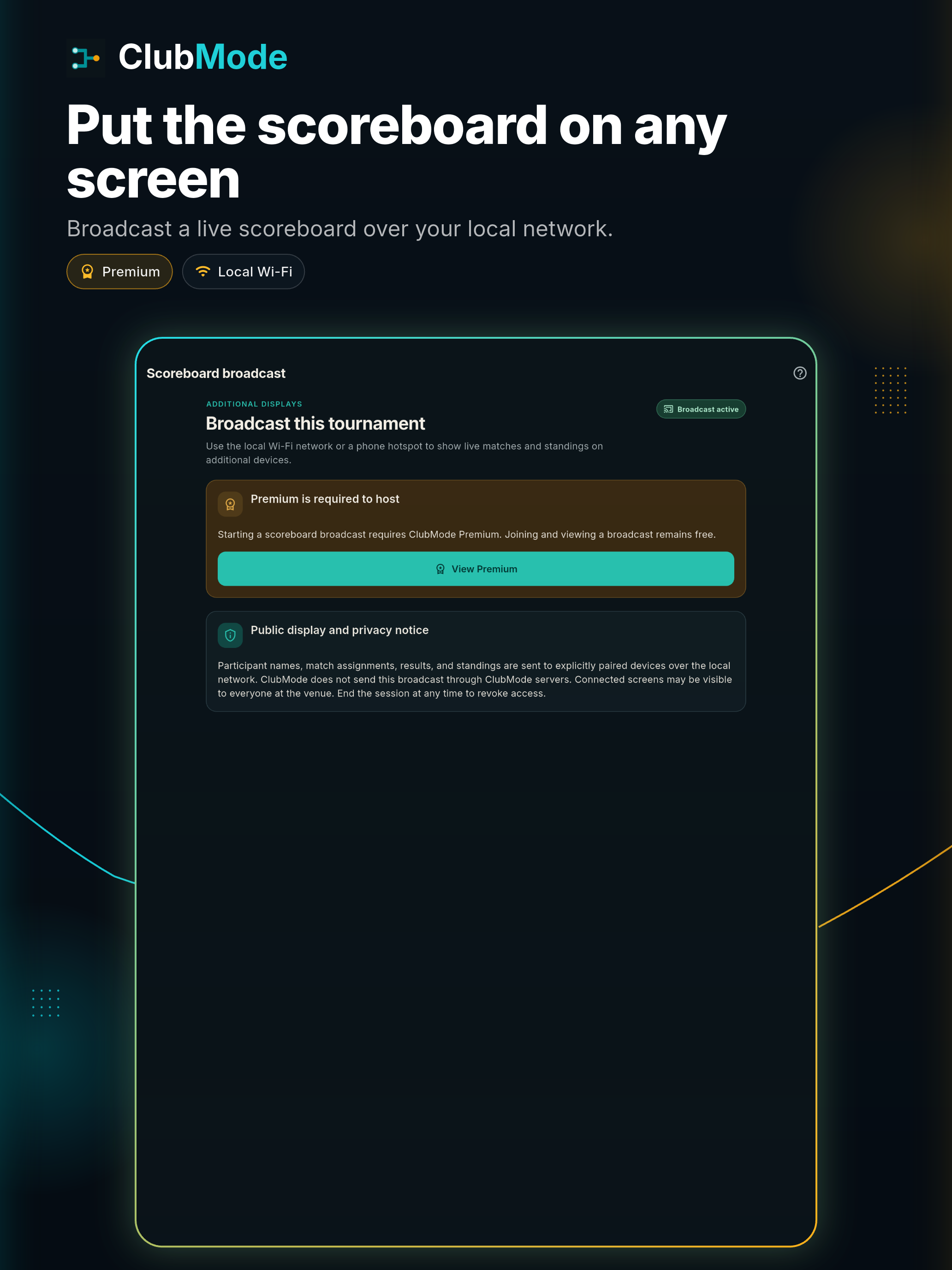 ClubMode: Tournament Manager screenshot 13
