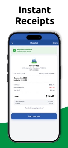 Mimas POS - Cash Register iPhone screenshot