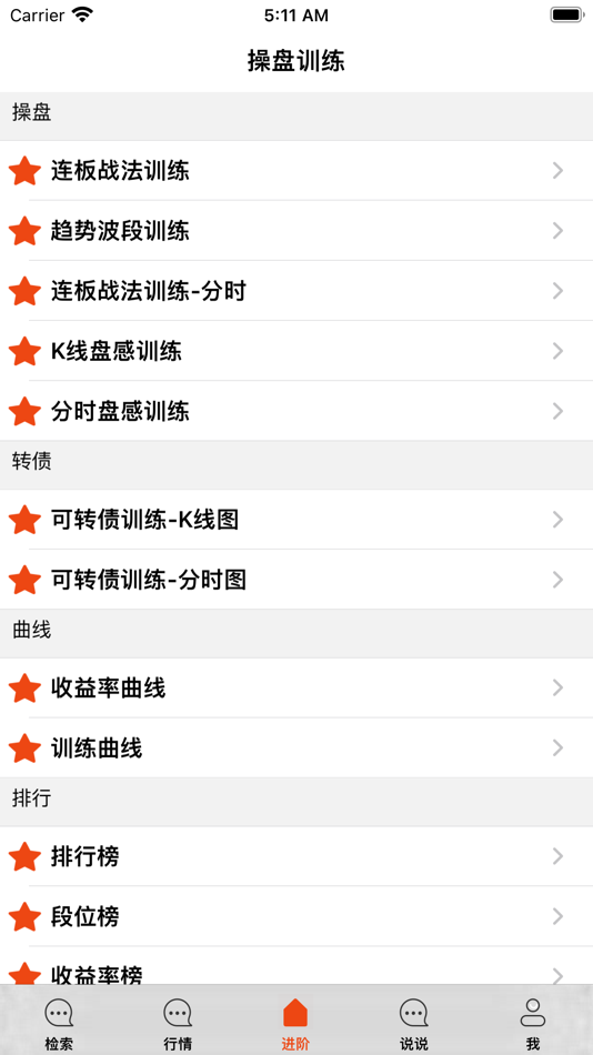 #7. 投资悟道-K线训练、转债、短线训练、收益曲线、模式训练 (iOS) Podle: 谋林 王