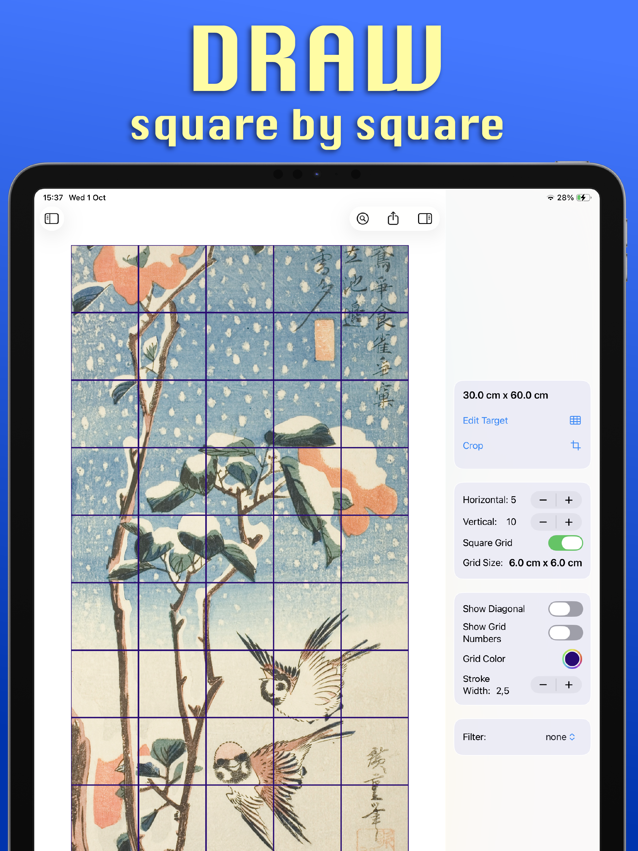 Art Grid Drawing