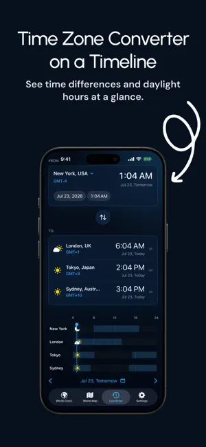 Timezone: World Clock Widget screenshot 4