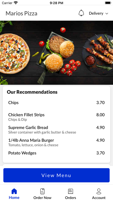 Marios Pizza Belfast Screenshot