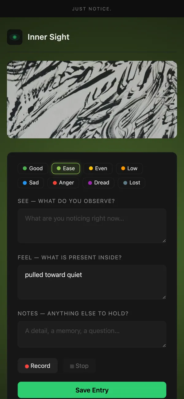 #1. Inner Sight - Offline Journal (iOS) By: Fabian Kindermann