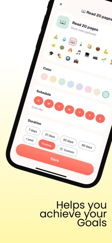 Goals - Habit tracker Screenshot 2 of 7