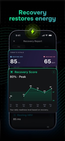 Ensta: Energy & Health Tracker iPhone screenshot