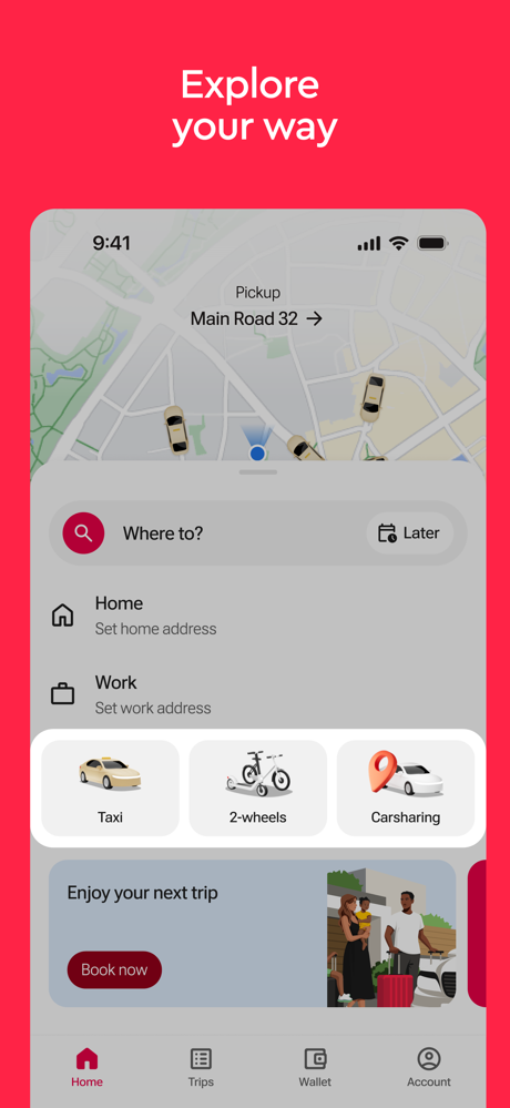 Freenow by Lyft - taxi & more screenshot 8