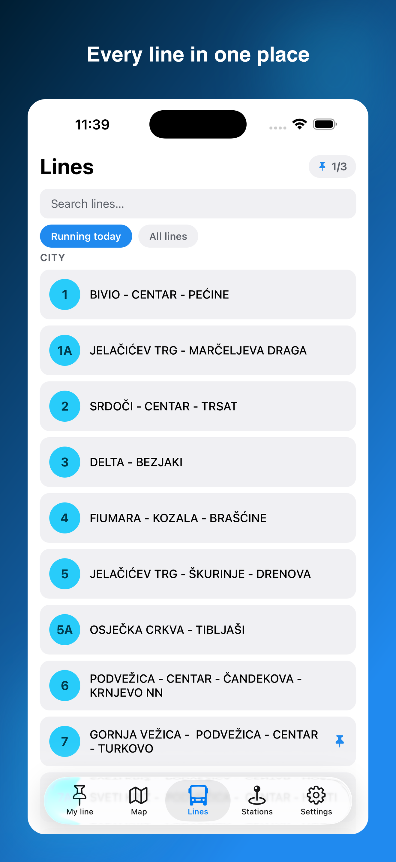 RiBus - Live buses in Rijeka screenshot 5