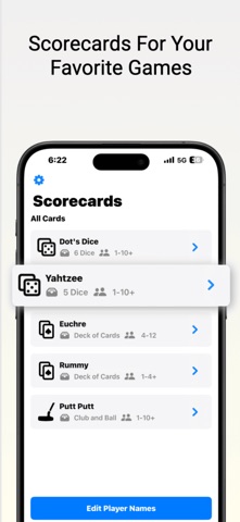 Classic Scorecards Screenshot 1 of 5