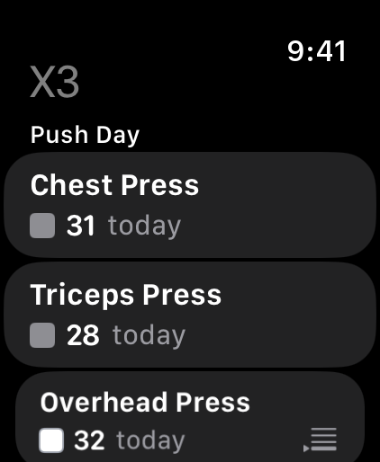 Band Bar Fit - X3 Tracker screenshot 9