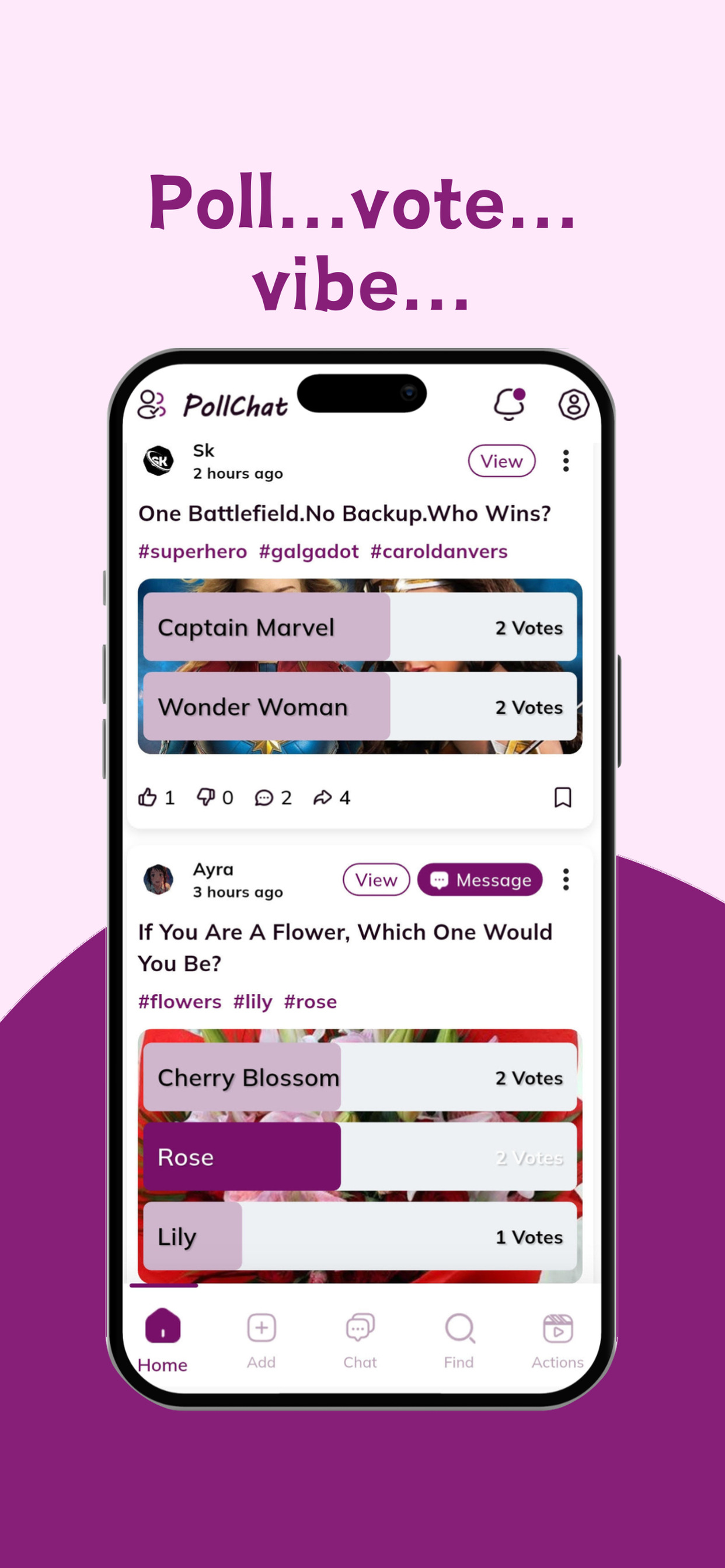 Pollchat screenshot 2