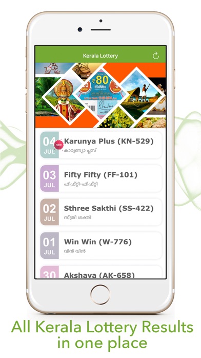 Screenshot #1 pour Lottery Results : Kerala