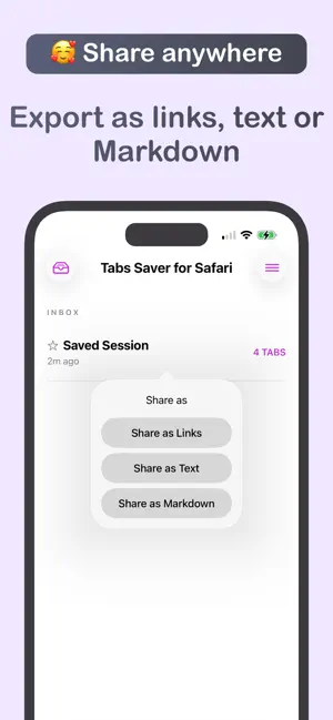 Tabs Saver for Safari screenshot 4