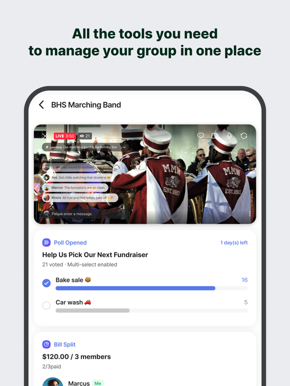 BAND - App for all groups iPad screenshot 6