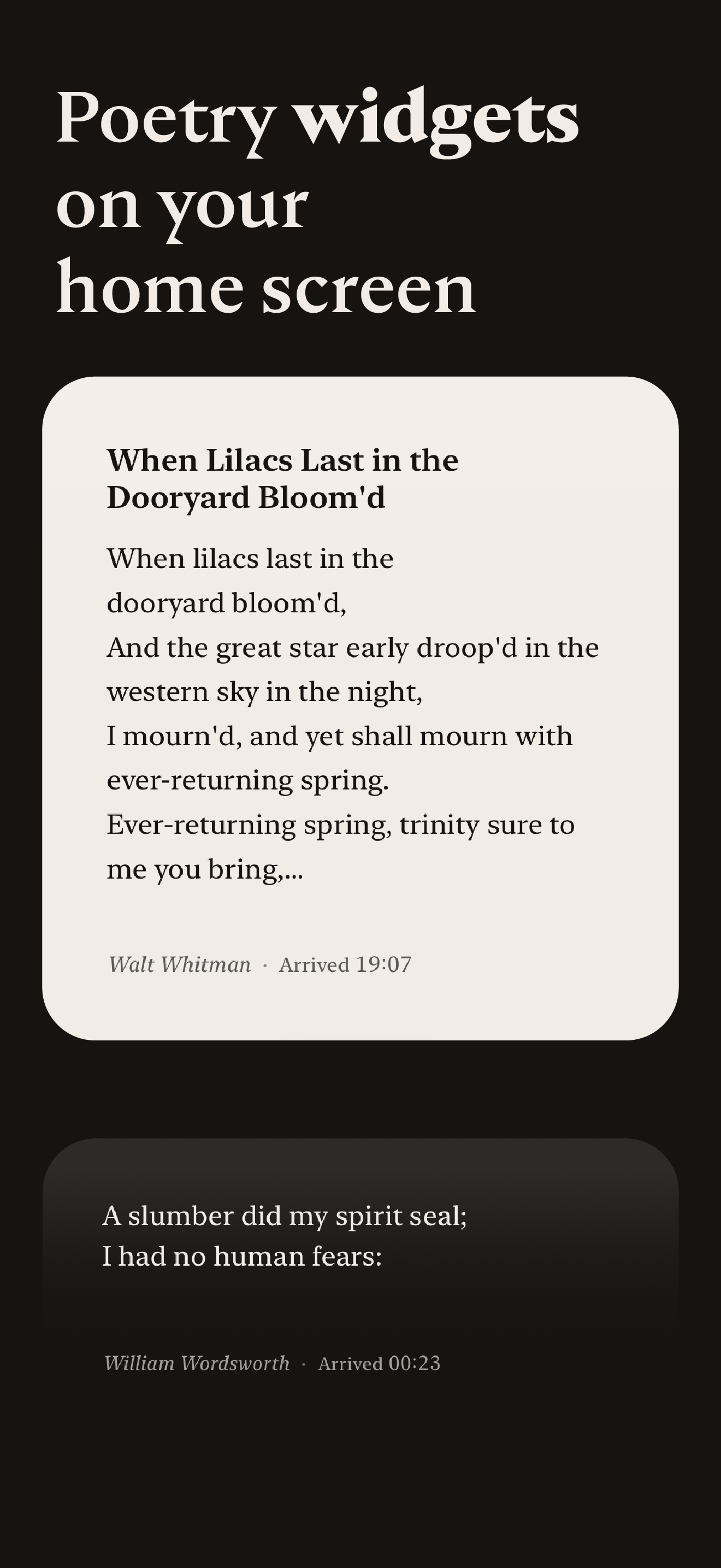Sometimes: A Poem Arrives screenshot 5