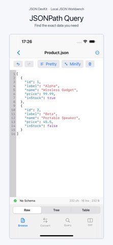 JSON DevKit Editor iPhone screenshot 5