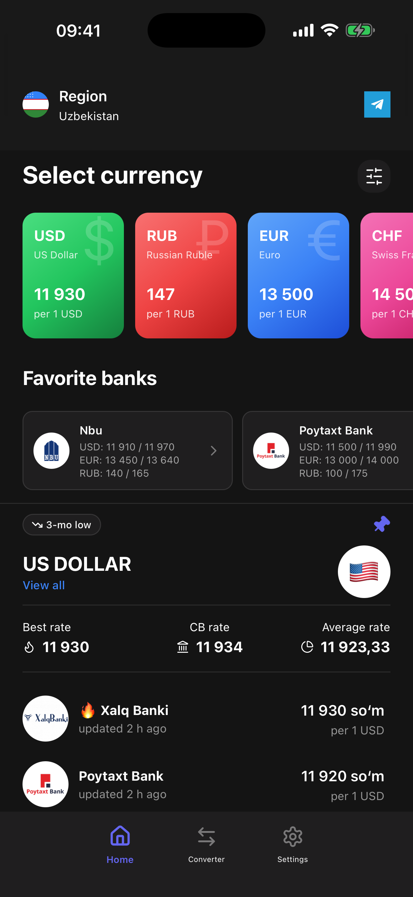 Uzbekistan Currency Rates screenshot 3