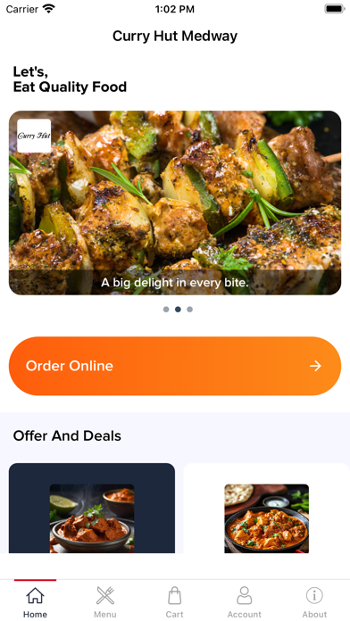 Curry Hut Medway Screenshot