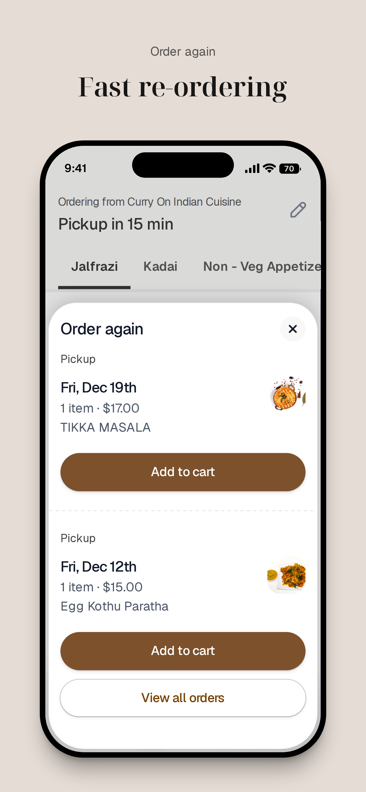 Curry On Indian Cuisine screenshot 4