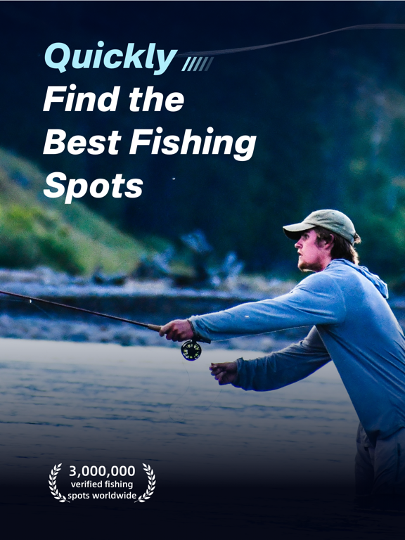 Fishing Spots - Fish Finder iPad screenshot 1 - Sports app