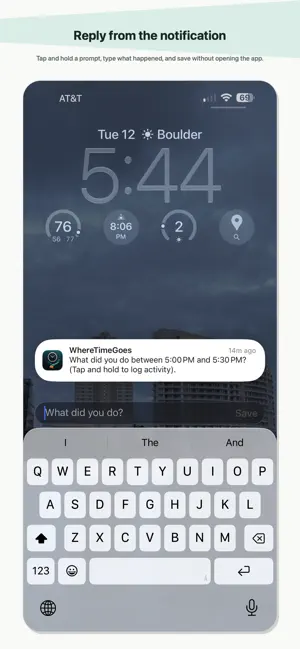 WhereTimeGoes screenshot 1