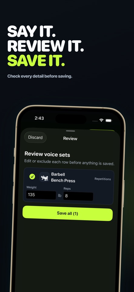 FitMaxxx: Workout Tracker screenshot 2