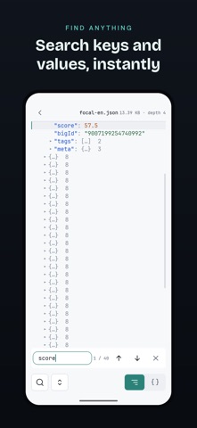 Focal — JSON Viewer Screenshot 3 of 4
