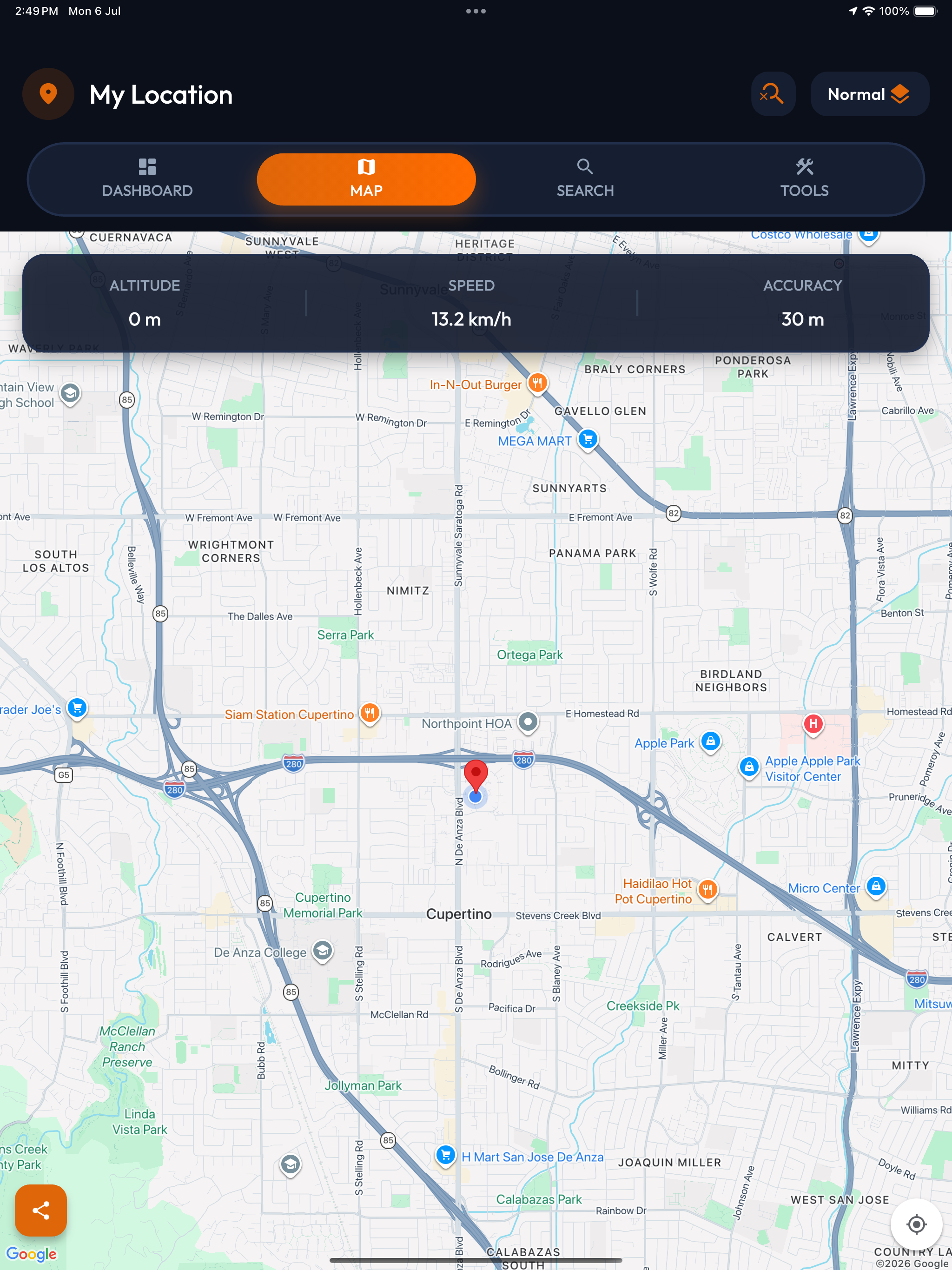 Current location - Live GPS screenshot 8