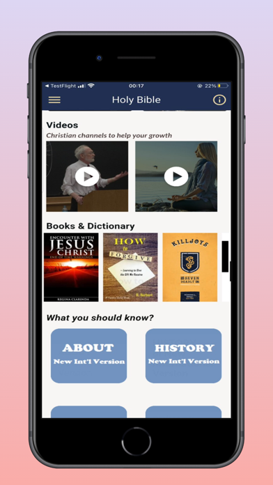 Bible: with study tools app screenshot 1