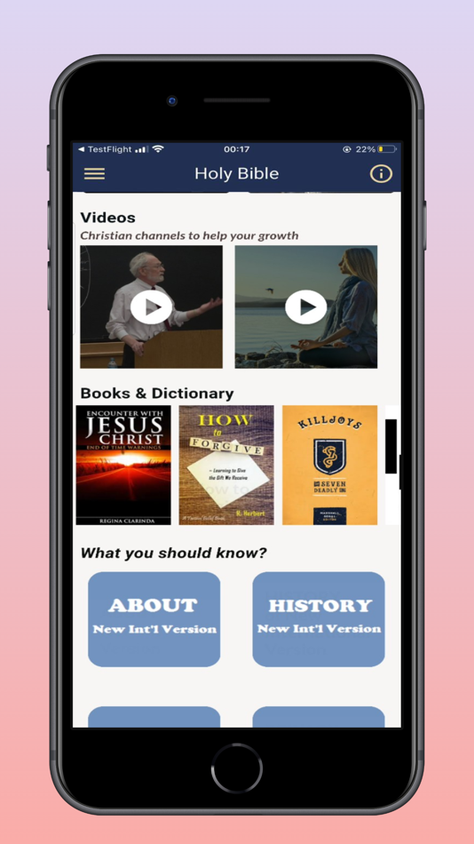 #1. Bible: with study tools (iOS) Ved: Esther Ogbuji