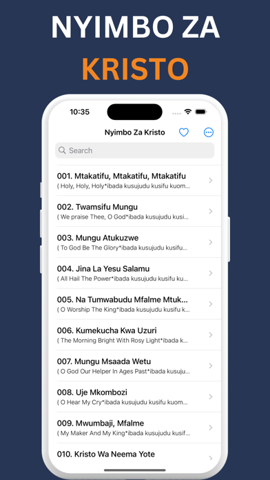 Nyimbo Za Kristo | Kiswahili Screenshot