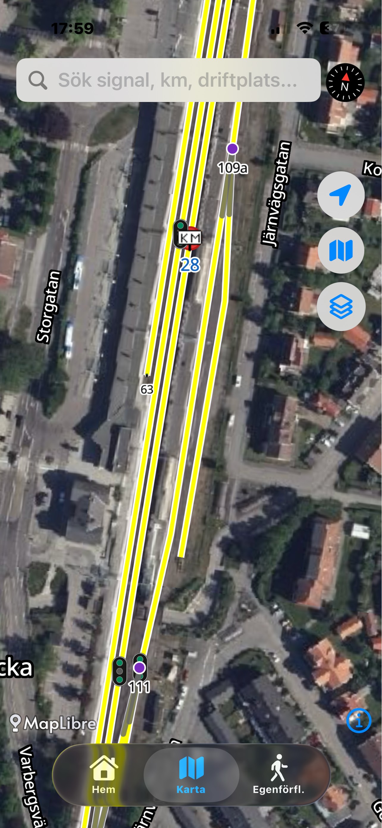Järnvägskartan screenshot 3