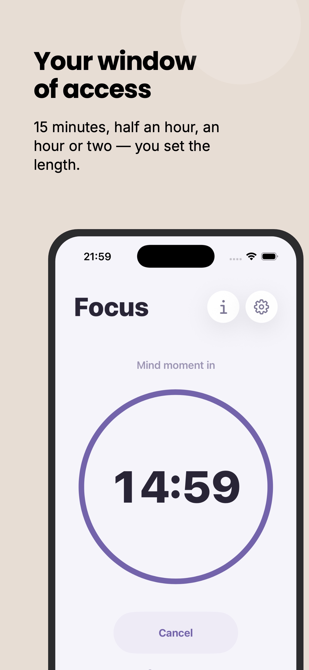 Mind Moment: Focus Timer Pause screenshot 2