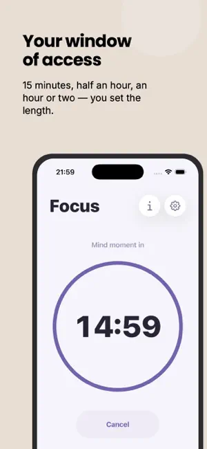 Mind Moment: Focus Timer Pause screenshot 2